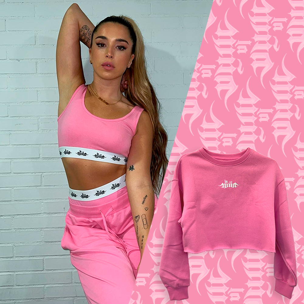 Sudadera crop top La Niña